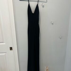 Socialite Black Sleeveless Maxi Gown for Weddings